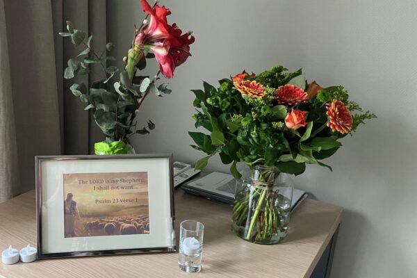 Bloemen uit de dienst